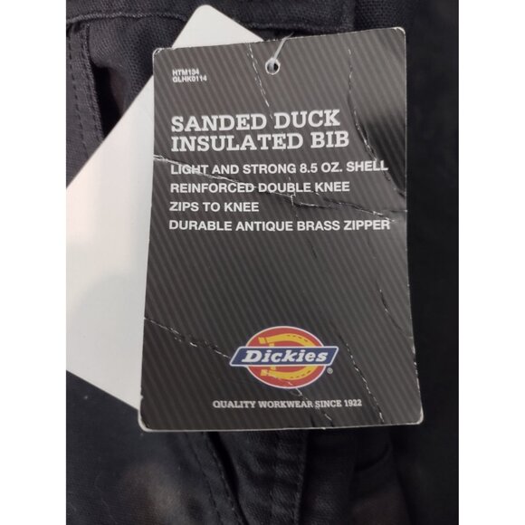 Dickies Coveralls Nwt Sanded Duck Insulated Bib - Picture 3 of 6